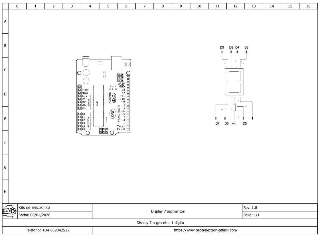 display 7 segmentos 1 digito